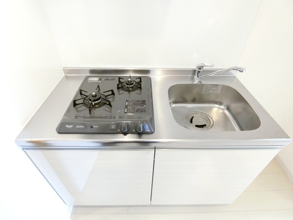 キッチン　使いやすい二口コンロです