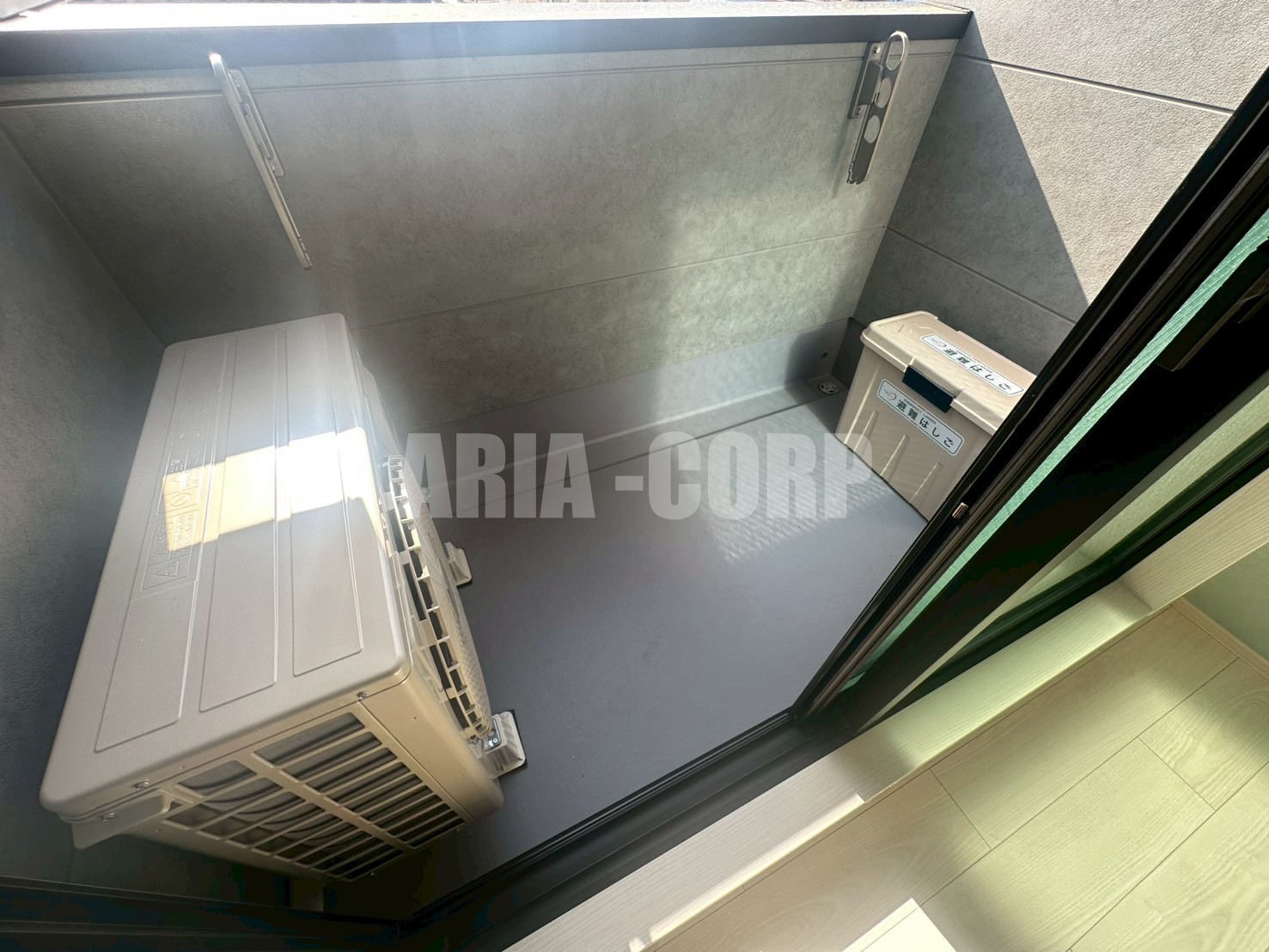 バルコニー　洗濯物も十分干せる広さのバルコニー◎