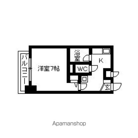 ＪＲ中央線 武蔵境駅 徒歩2分 11階建 築27年の間取り写真