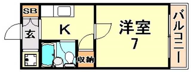 コーポアガペの間取り写真