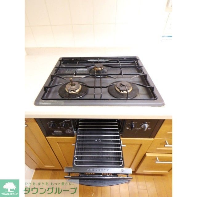 その他　3口コンロ、グリル