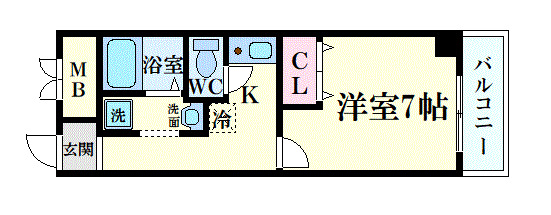 IF都島の間取り写真