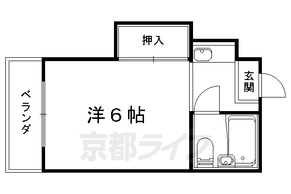 アルページュ桃山の間取り写真