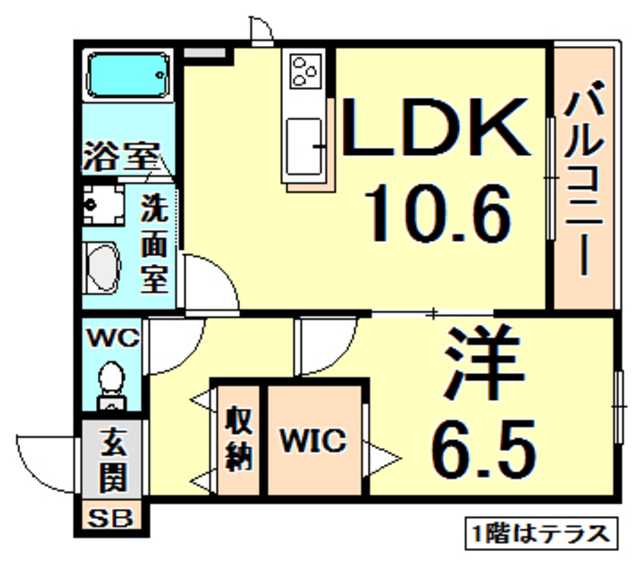 ディヴェルティの間取り写真