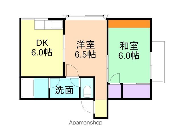 アーネスハイツわかの間取り写真