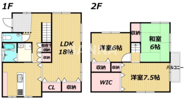 平井5丁目戸建の間取り写真
