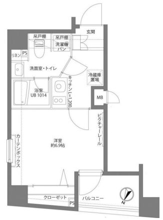 パティーナ新大塚の間取り写真
