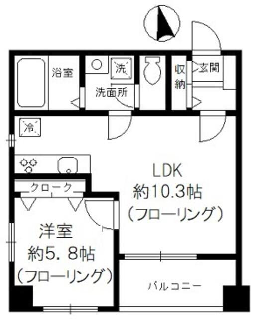 ニューハイム小原参番館の間取り写真