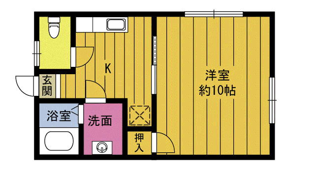 ウイズKの間取り写真