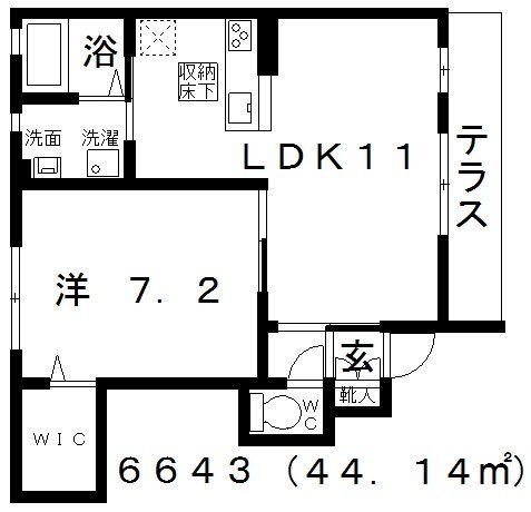 シャーメゾンほまれの間取り写真