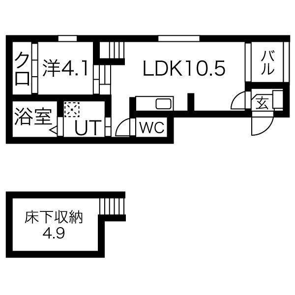プライズ南十番の間取り写真