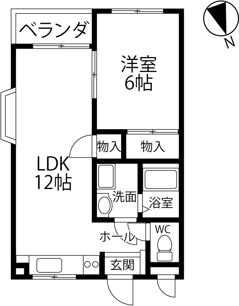 クレインビル３の間取り