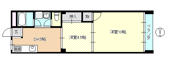 仲川ビルの間取り