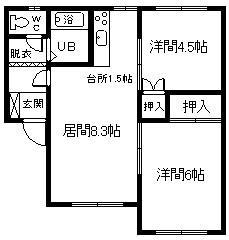 サンフレンズ見本林の間取り