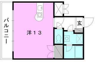 松山市湊町のマンションの間取り