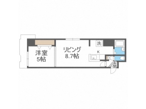 パークヒルズ平岸３１０の間取り