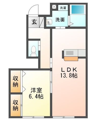 コンフォータブルプレイスの間取り