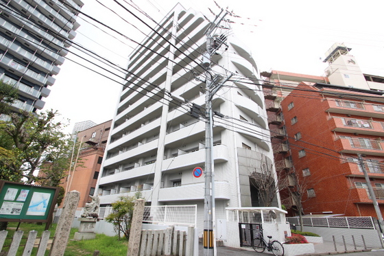 広島市中区国泰寺町のマンションの建物外観