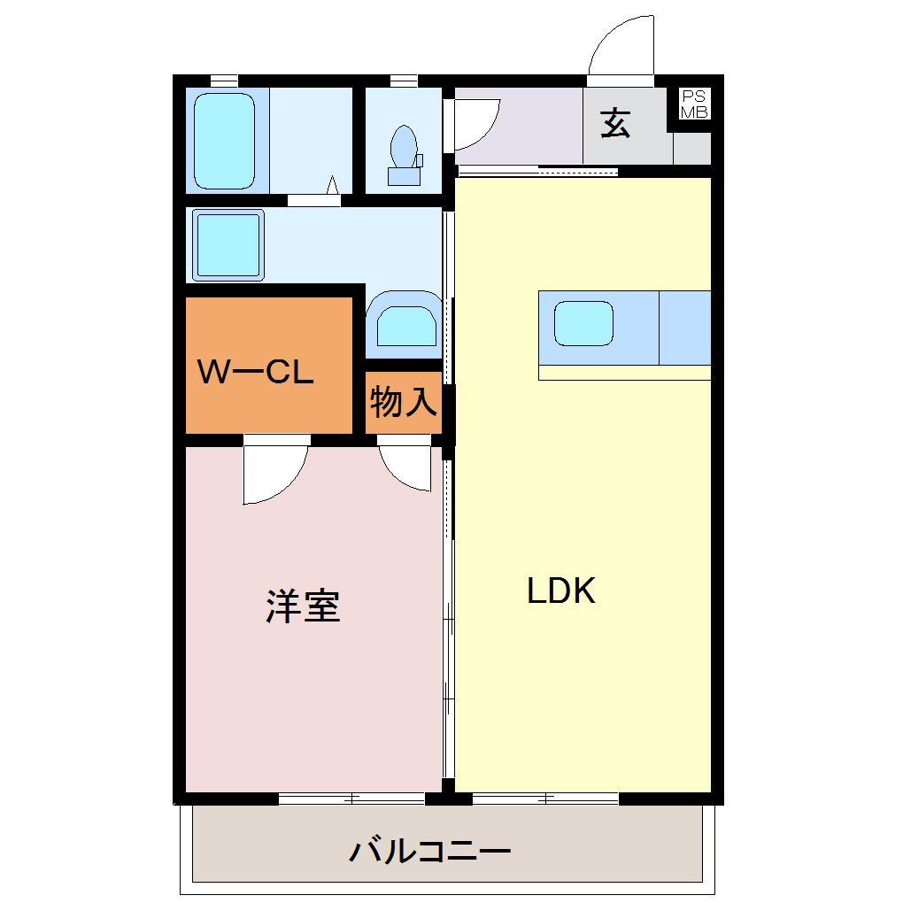 エステート永添の間取り