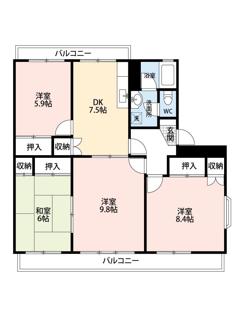 【ヴェルディ広沢の間取り】