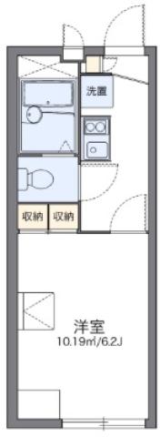 レオパレスメルベーユ 昭和の間取り