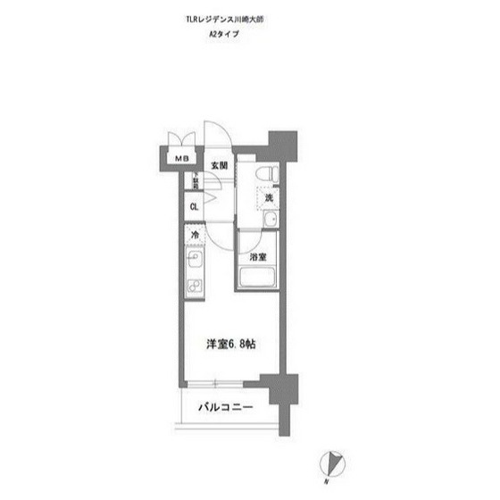 ＴＬＲレジデンス川崎大師の間取り