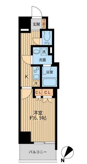 日本橋ファーストレジデンスの間取り