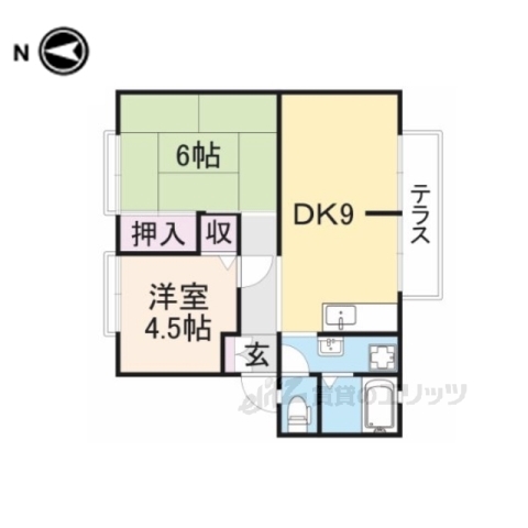 サンビレッジ太間Ｃの間取り