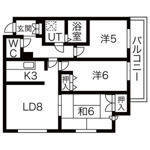 パープルサイドの間取り