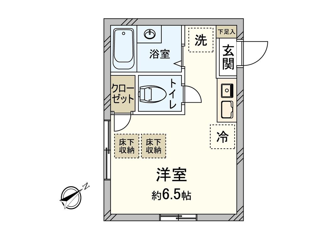 ウインズＫＡＮＤＡＩＪＩ　Ａ棟の間取り