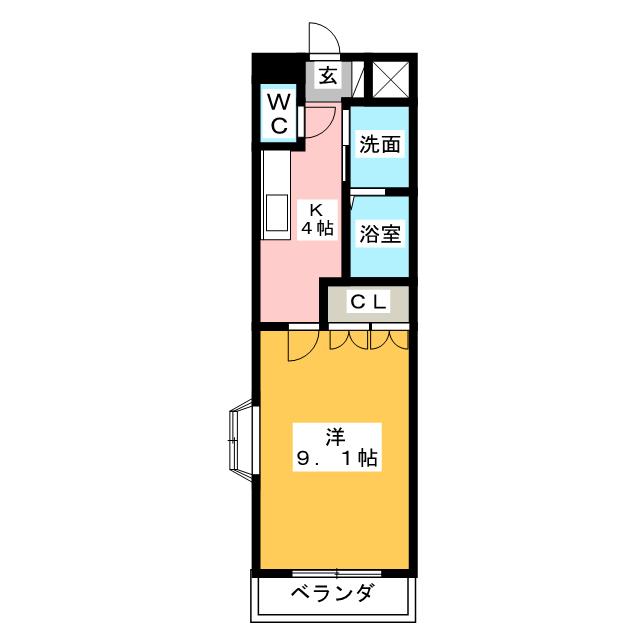 メゾンクレシアの間取り