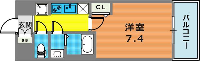 Cion KOBE WESTの間取り