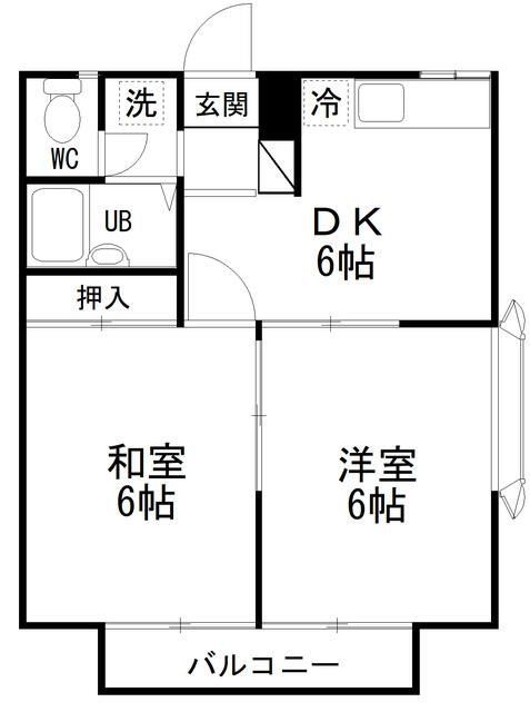 我孫子市船戸のアパートの間取り