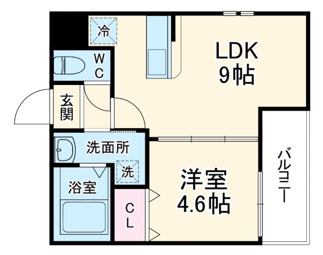 Ｐａｒｋ　Ｆｒｏｎｔ　じろよんの間取り