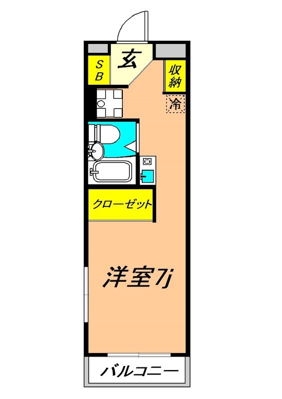 プランドール西品川の間取り