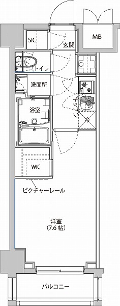 ハーモニーレジデンス東京イーストサイドの間取り