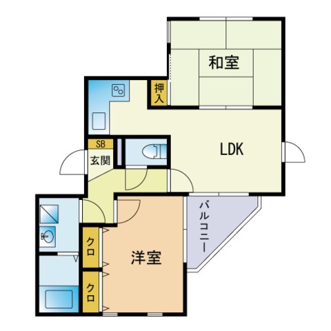 モントーレ室見の間取り