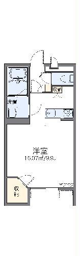 レオパレスメゾンイーストタウンの間取り