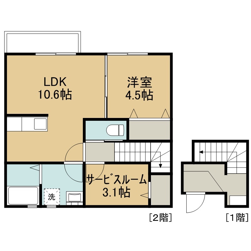 工藤アパート_間取り_0