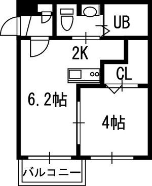 ＶＩＬＬＡＧＥ北大通壱番館の間取り