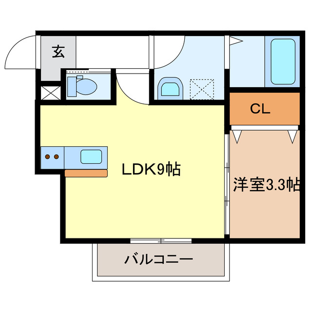 Merveille御薗の間取り