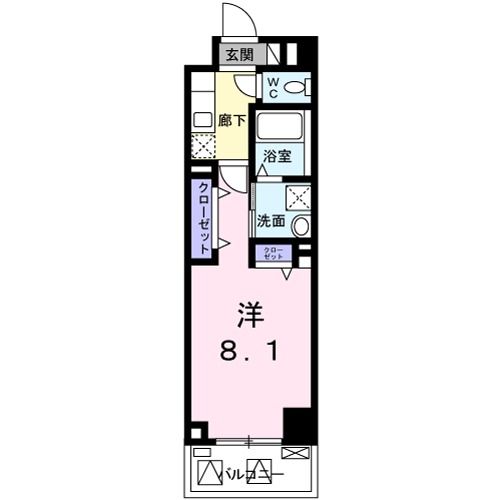 ケーズ昭和町の間取り