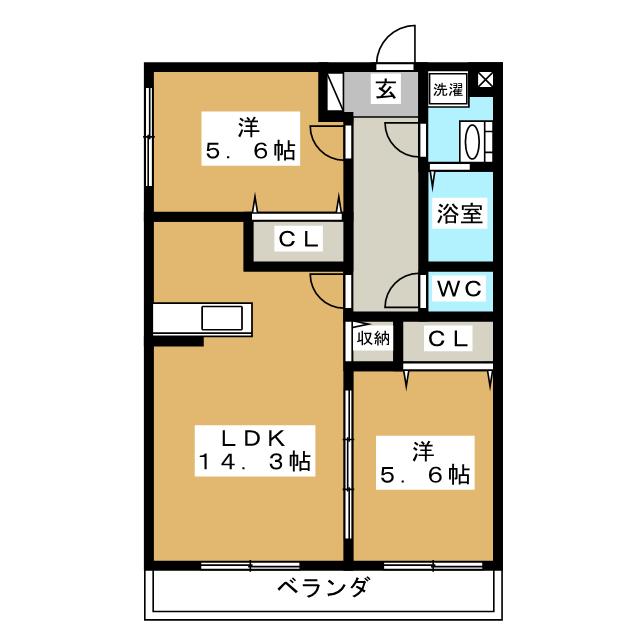 プライムコートの間取り