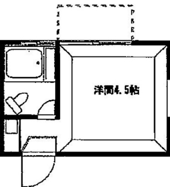 ハウス横山の間取り