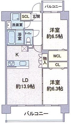 エトワール本郷駅前の間取り