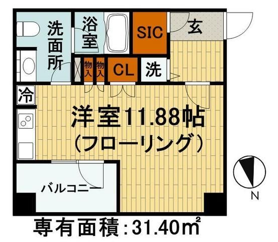 文京区湯島のマンションの間取り