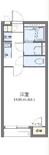 クレイノ光和Ｂの間取り