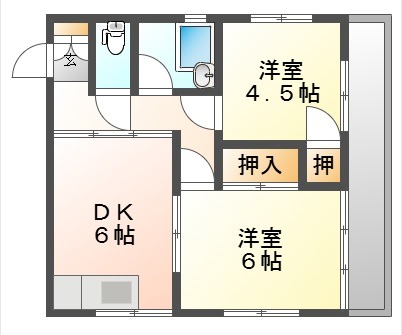 インフィールド河原町の間取り