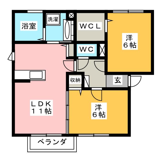 シティコートIIの間取り