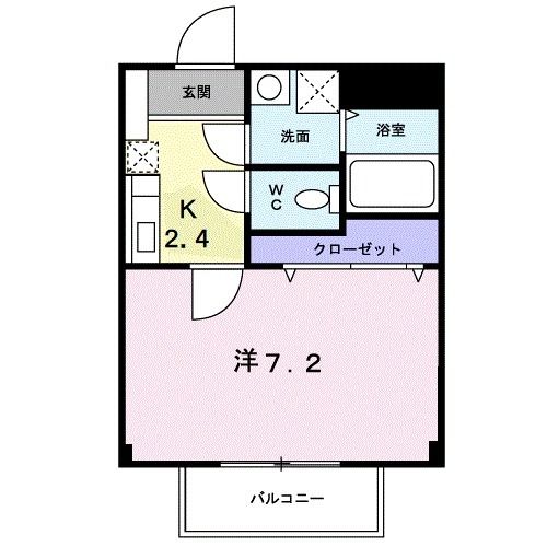 神埼市神埼町神埼のアパートの間取り